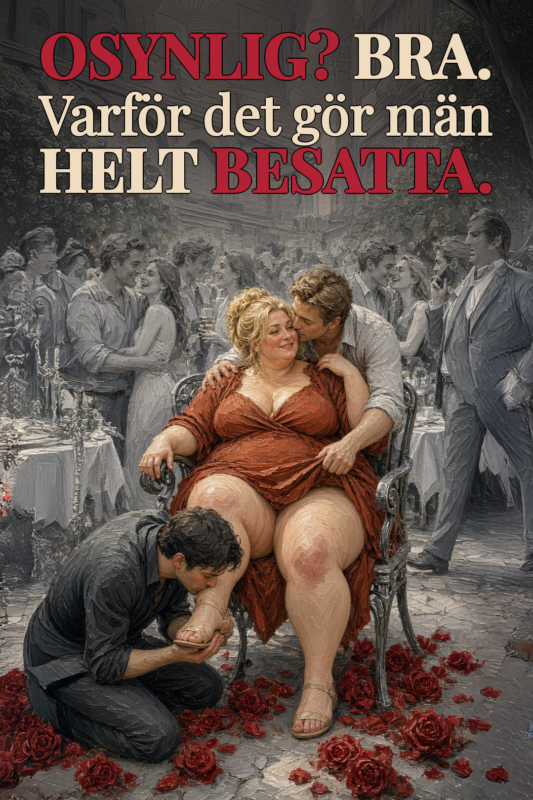 INVISIBLE? GOOD. Why it drives men INTO OBSESSION cover, Svenska